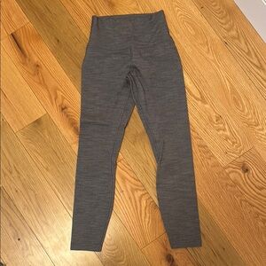 Lululemon Athletica Gray Full-Length Leggings